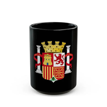 Coat of Arms of Spain (1931-1939) - Black Coffee Mug 15oz - Go Mug Yourself