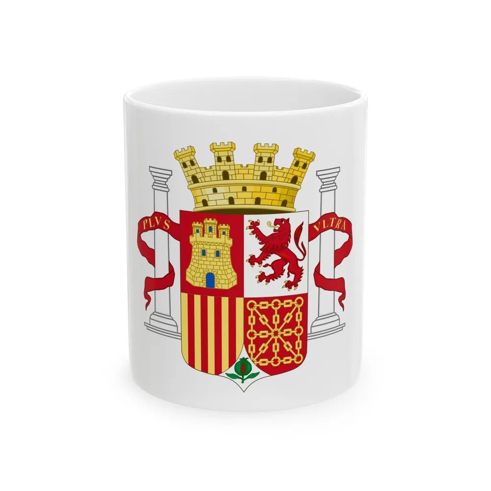 Coat of Arms of Spain (1931-1939) - White Coffee Mug-11oz-Go Mug Yourself