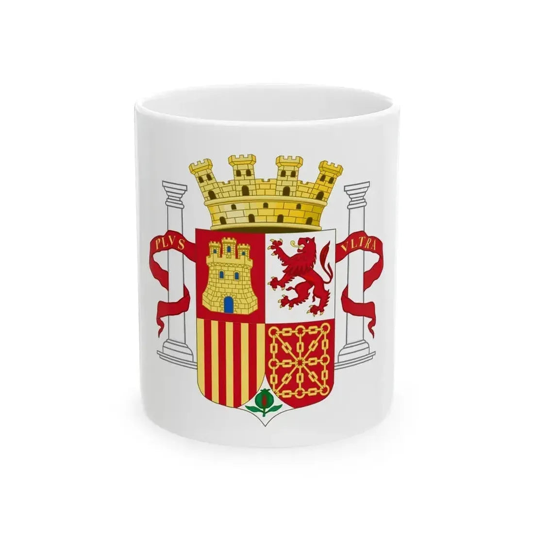 Coat of Arms of Spain (1931-1939) - White Coffee Mug 11oz - Go Mug Yourself