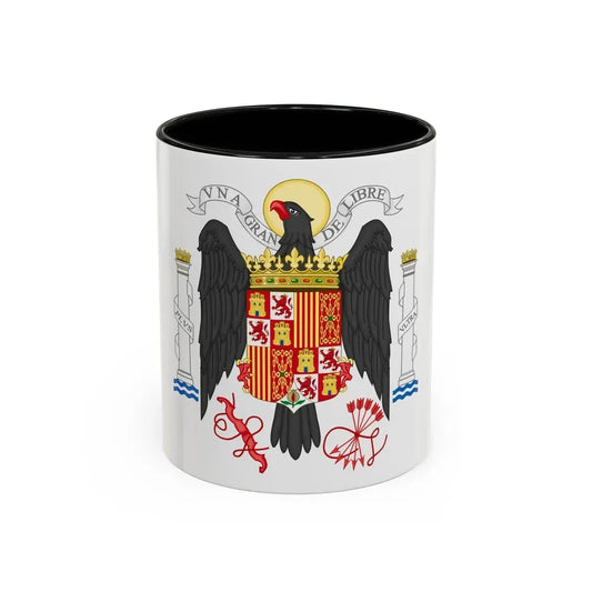 Coat of Arms of Spain (1939-1945) - Accent Coffee Mug 11oz Black - Go Mug Yourself