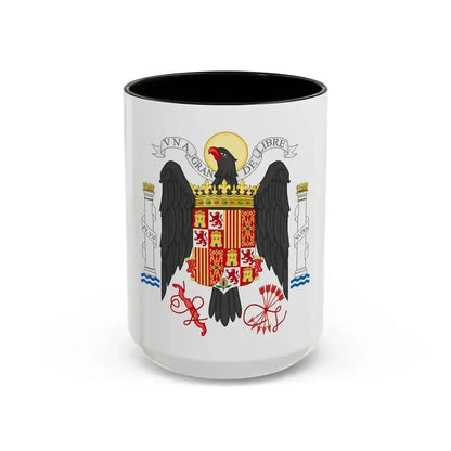 Coat of Arms of Spain (1939-1945) - Accent Coffee Mug 15oz Black - Go Mug Yourself