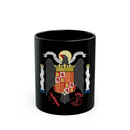 Coat of Arms of Spain (1939-1945) - Black Coffee Mug 11oz - Go Mug Yourself