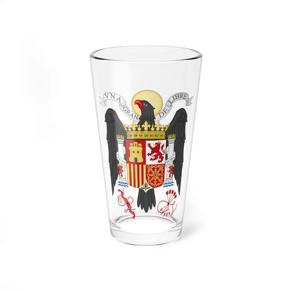 Coat of Arms of Spain 1939-1945-Bureaucratic Variant (Spain) (Coat of Arms) Pint Glass 16oz 16oz - Go Mug Yourself