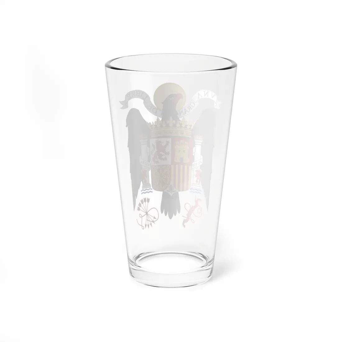 Coat of Arms of Spain 1939-1945-Bureaucratic Variant (Spain) (Coat of Arms) Pint Glass 16oz - Go Mug Yourself