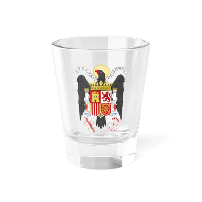 Coat of Arms of Spain 1939-1945-Bureaucratic Variant (Spain) (Coat of Arms) Shot Glass 1.5oz 1.5oz - Go Mug Yourself