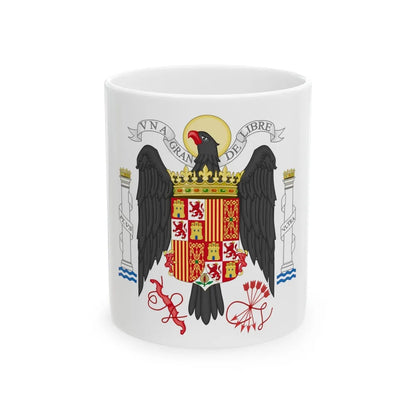 Coat of Arms of Spain (1939-1945) - White Coffee Mug-11oz-Go Mug Yourself