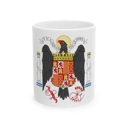 Coat of Arms of Spain (1939-1945) - White Coffee Mug 11oz - Go Mug Yourself