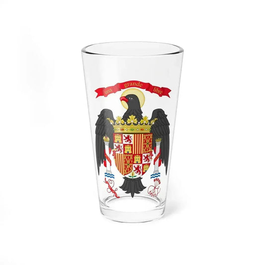 Coat of Arms of Spain (1977-1981) - Pint Glass 16oz 16oz - Go Mug Yourself