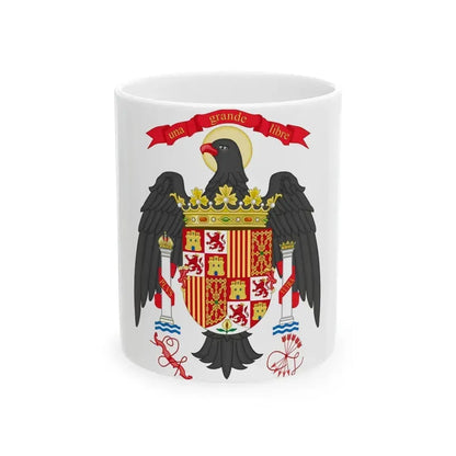 Coat of Arms of Spain (1977-1981) - White Coffee Mug 11oz - Go Mug Yourself