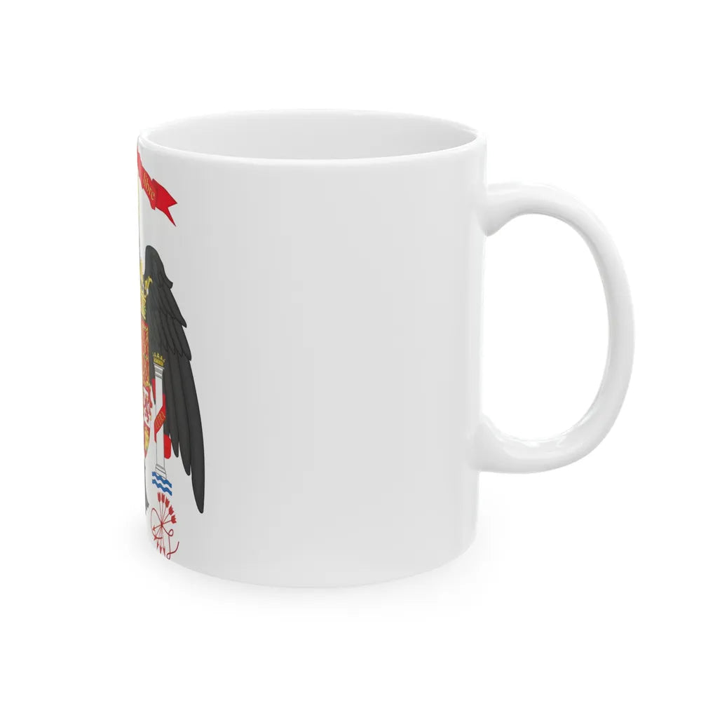 Coat of Arms of Spain (1977-1981) - White Coffee Mug-Go Mug Yourself