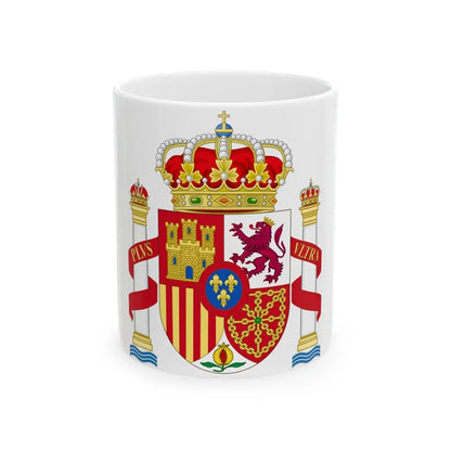 Coat of Arms of Spain - White Coffee Mug-11oz-Go Mug Yourself