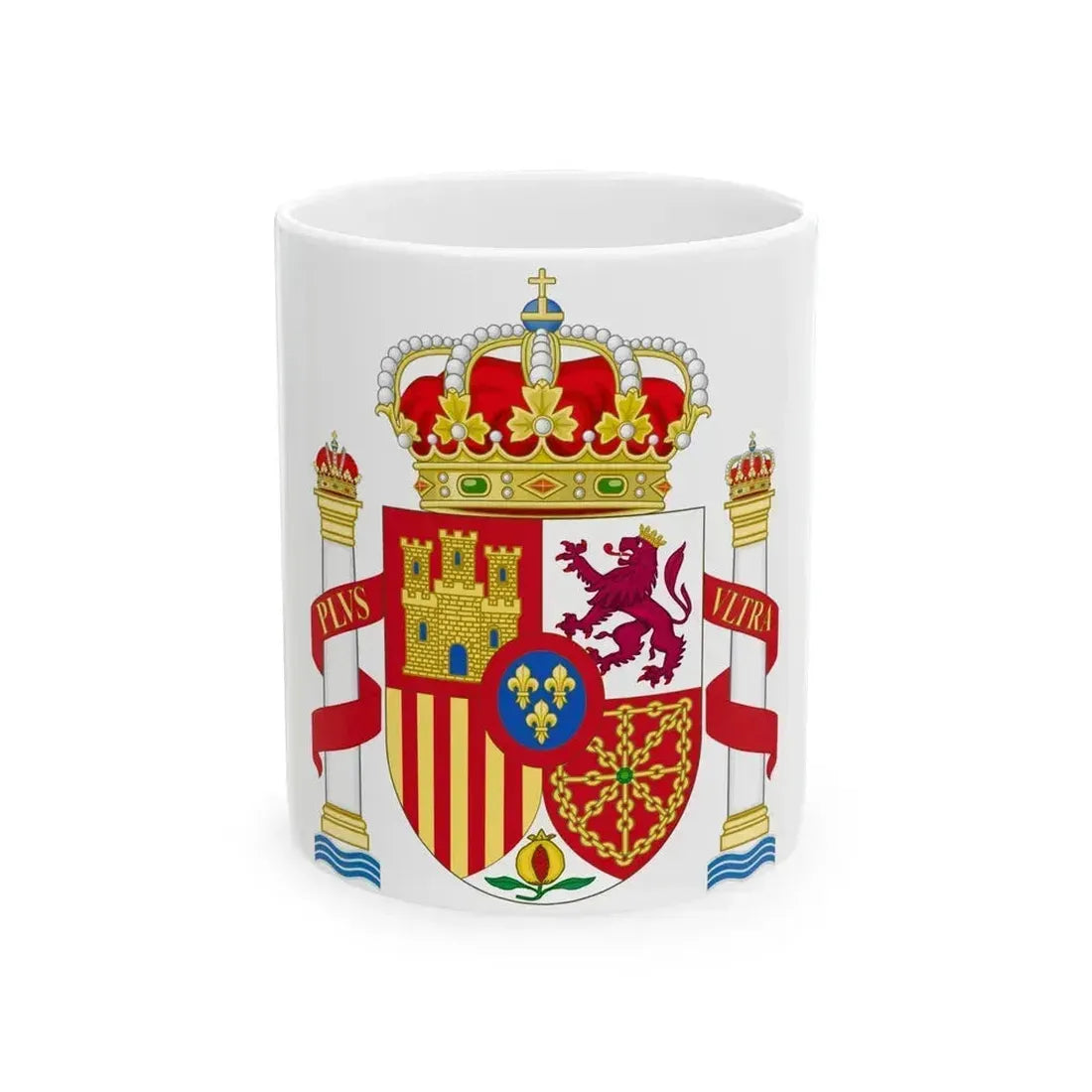 Coat of Arms of Spain - White Coffee Mug 11oz - Go Mug Yourself