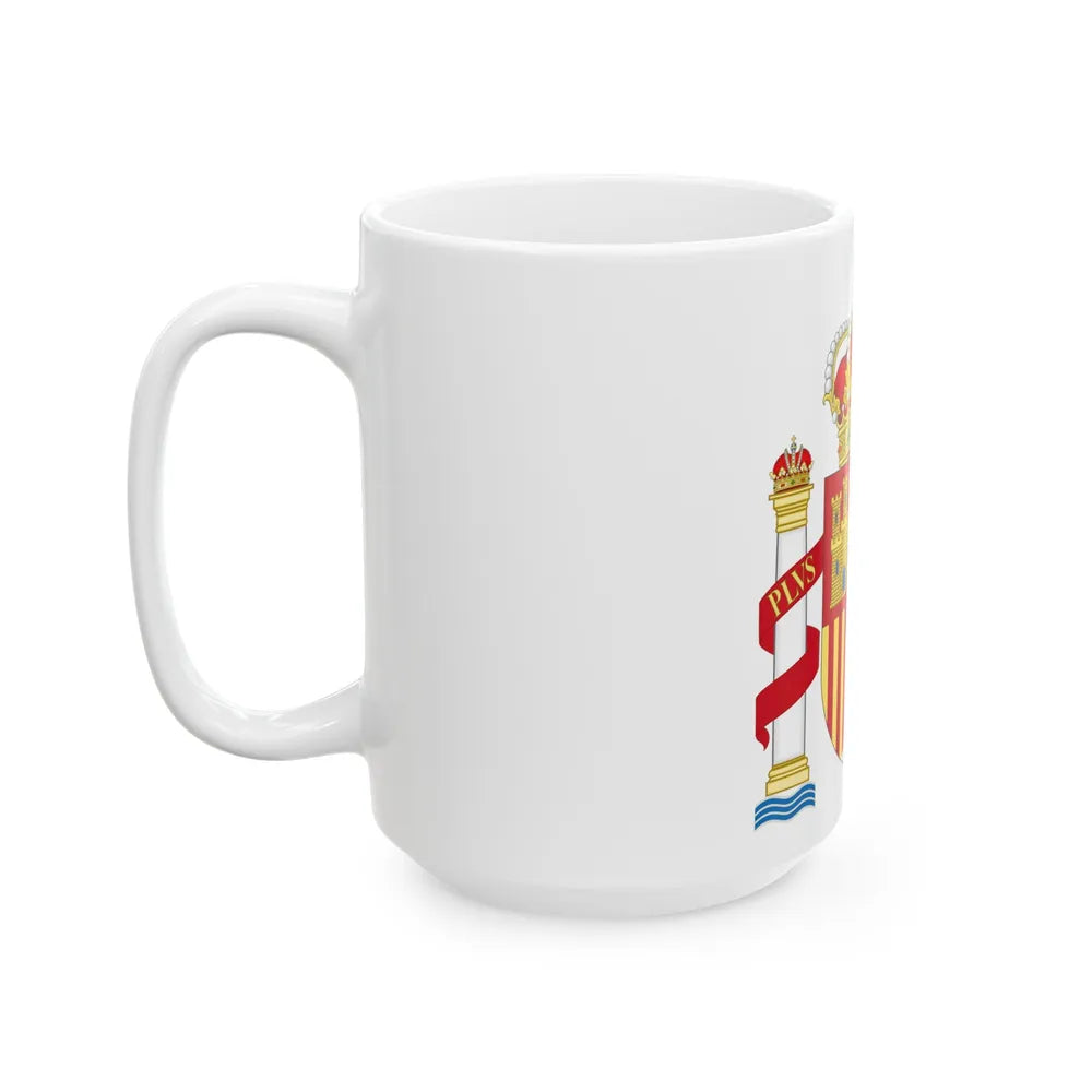 Coat of Arms of Spain - White Coffee Mug-Go Mug Yourself