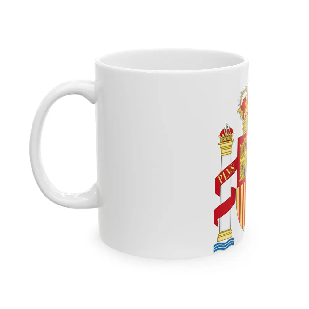 Coat of Arms of Spain - White Coffee Mug-Go Mug Yourself