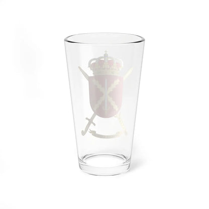 Coat of Arms of Spanish Army Light Forces (Spain) (Coat of Arms) Pint Glass 16oz - Go Mug Yourself