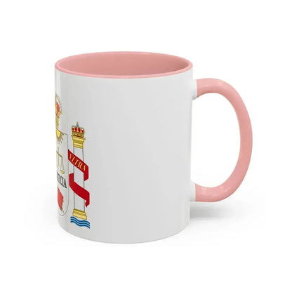 Coat of Arms of Spanish Judiciary Badges (Magistrates, Judges and Attorneys) - Accent Coffee Mug - Go Mug Yourself