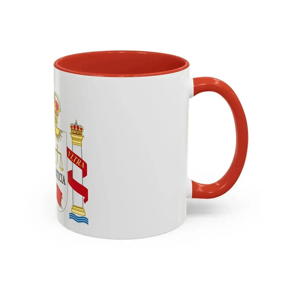 Coat of Arms of Spanish Judiciary Badges (Magistrates, Judges and Attorneys) - Accent Coffee Mug - Go Mug Yourself