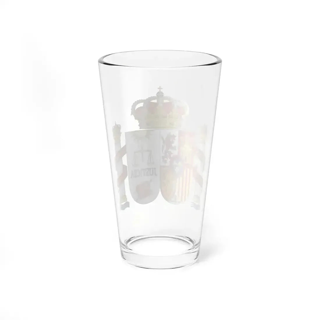 Coat of Arms of Spanish Judiciary Badges (Magistrates, Judges and Attorneys) - Pint Glass 16oz - Go Mug Yourself