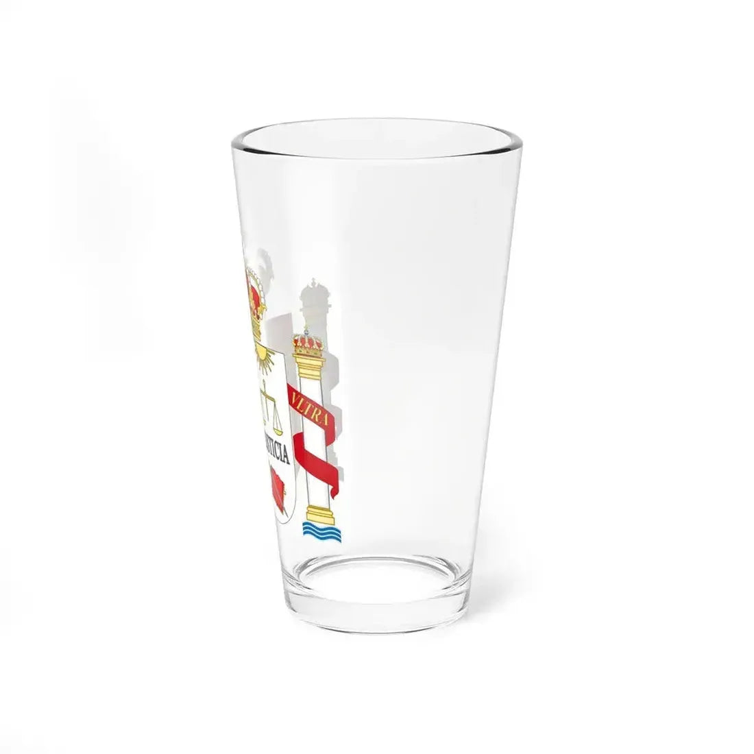 Coat of Arms of Spanish Judiciary Badges (Magistrates, Judges and Attorneys) - Pint Glass 16oz - Go Mug Yourself