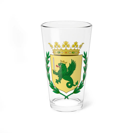 Coat of Arms of Spanish-ruled Philippines (Costa Rica) (Coat of Arms) Pint Glass 16oz 16oz - Go Mug Yourself