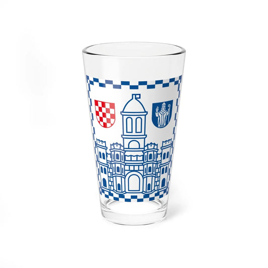 Coat of arms of Split (Croatia) (Coat of Arms) Pint Glass 16oz 16oz - Go Mug Yourself
