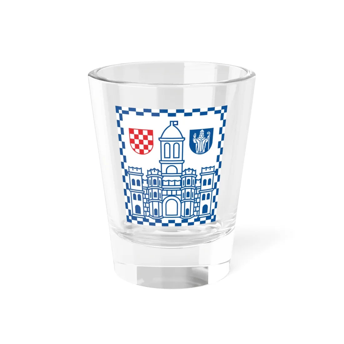 Coat of arms of Split (Croatia) (Coat of Arms) Shot Glass 1.5oz 1.5oz - Go Mug Yourself