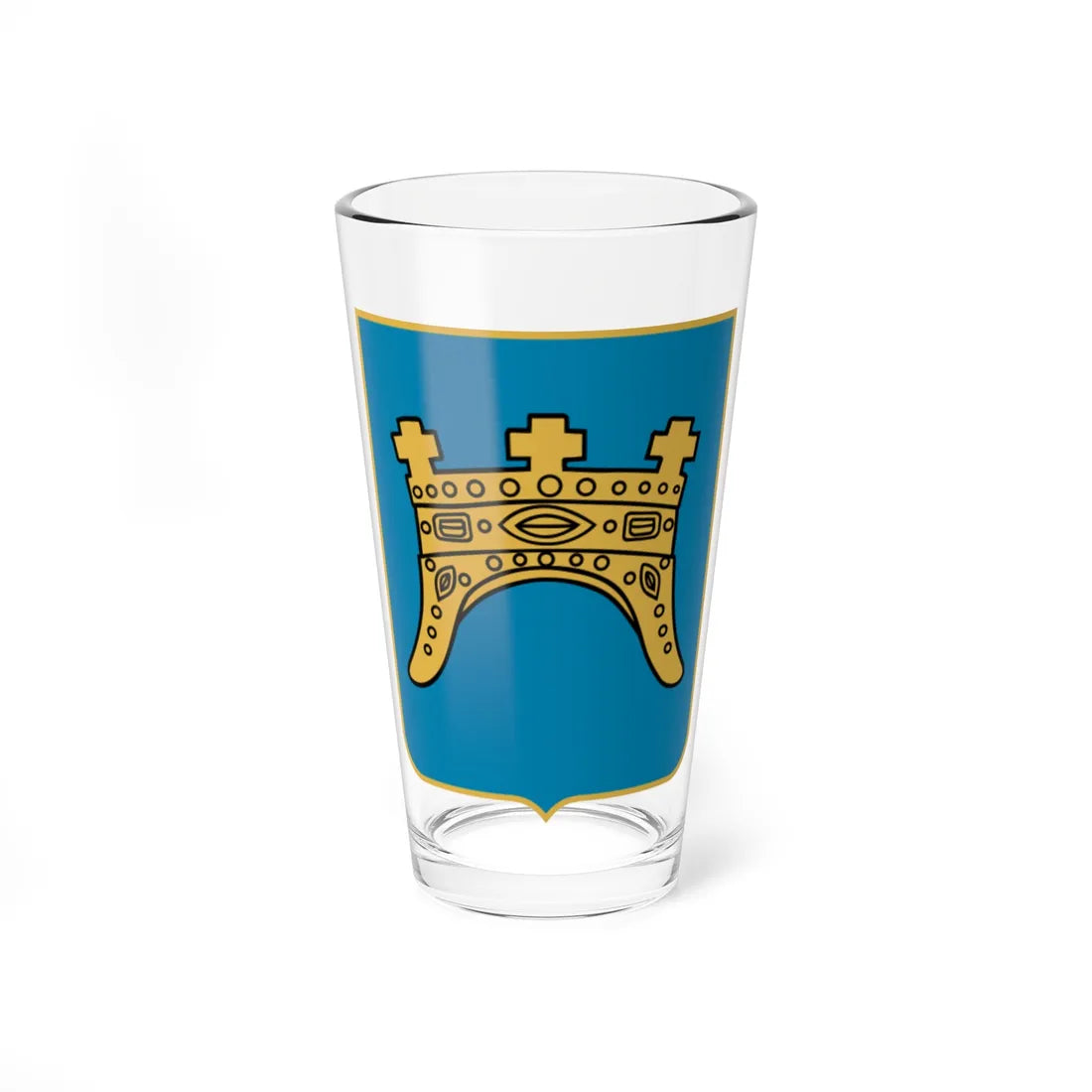 Coat of arms of Split-Dalmatia County (Croatia) (Coat of Arms) Pint Glass 16oz 16oz - Go Mug Yourself