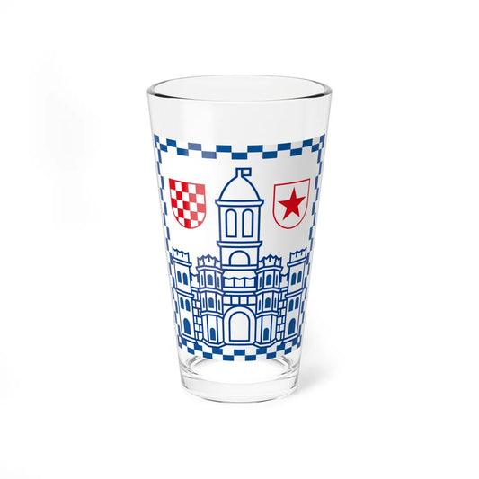 Coat of arms of Split SRC (Croatia) (Coat of Arms) Pint Glass 16oz 16oz - Go Mug Yourself