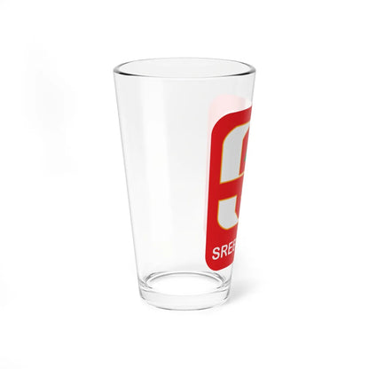 Coat of arms of Srebrenica (Bosnia and Herzegovina) (Coat of Arms) Pint Glass 16oz - Go Mug Yourself