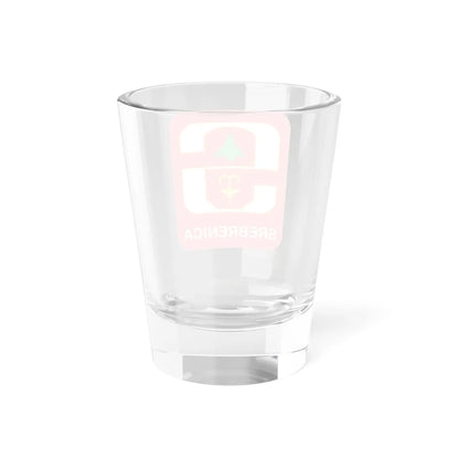 Coat of arms of Srebrenica (Bosnia and Herzegovina) (Coat of Arms) Shot Glass 1.5oz - Go Mug Yourself