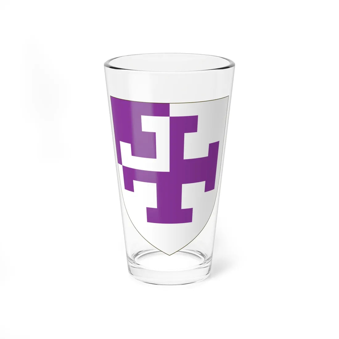 Coat Of Arms of St Cross College Oxford (England) (Coat of Arms) Pint Glass 16oz 16oz - Go Mug Yourself