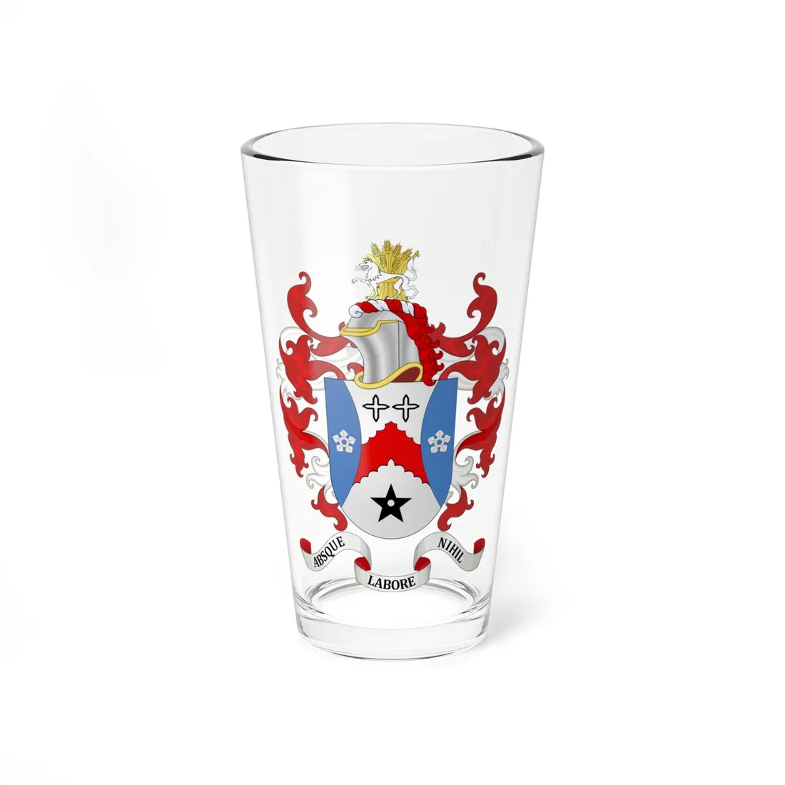Coat of arms of Stalybridge (England) (Coat of Arms) Pint Glass 16oz 16oz - Go Mug Yourself