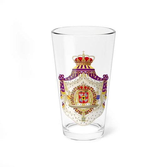 Coat of Arms of Stanislaus Leszczynski as prince of Lorraine (Lithuania) (Coat of Arms) Pint Glass 16oz 16oz - Go Mug Yourself