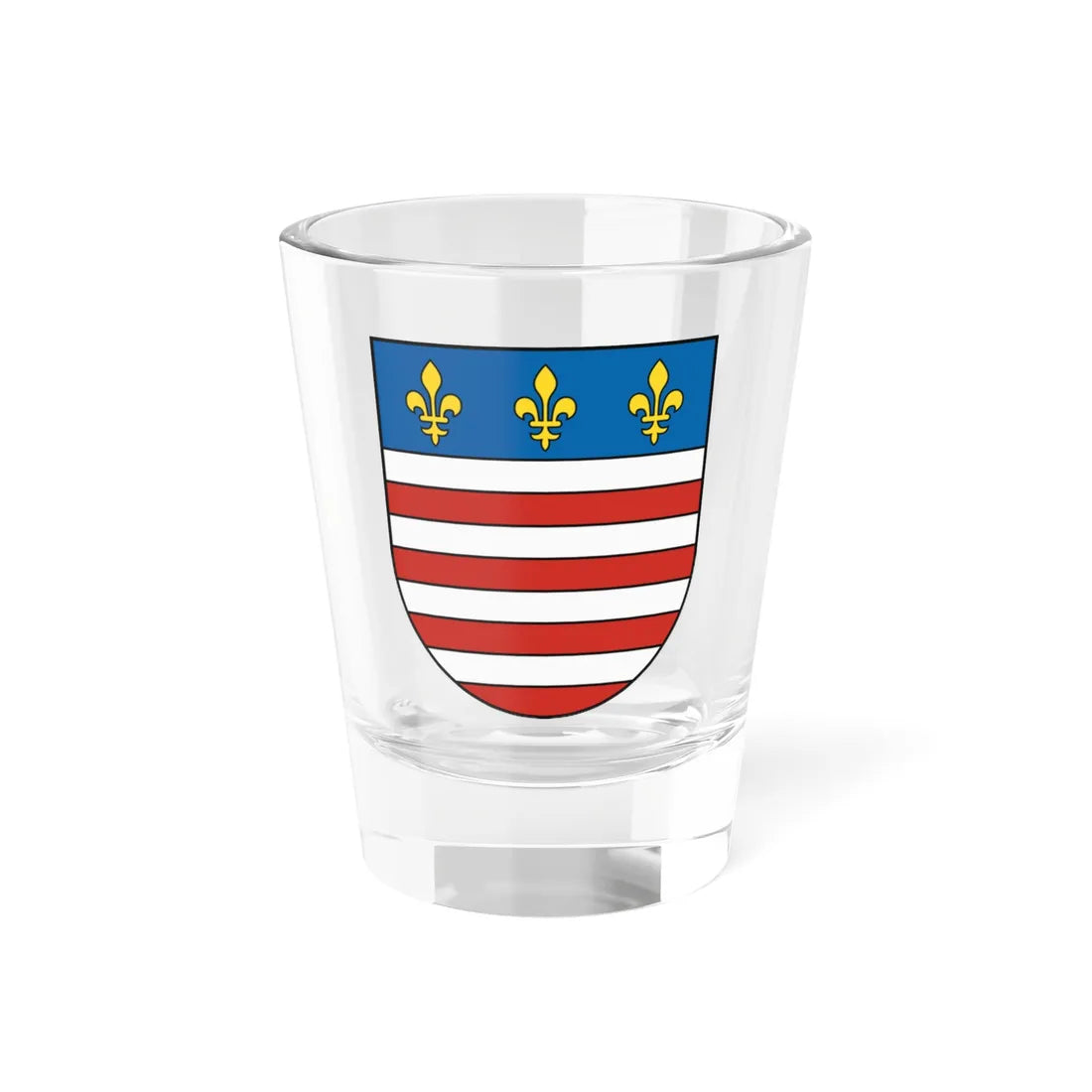 Coat of Arms of Staré Mesto Košice (Slovakia) (Coat of Arms) Shot Glass 1.5oz 1.5oz - Go Mug Yourself
