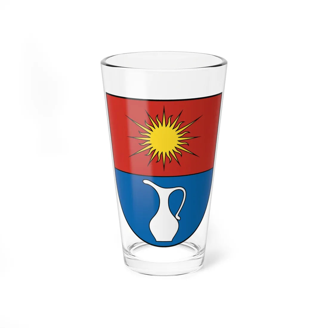 Coat of Arms of Starý Smokovec (Slovakia) (Coat of Arms) Pint Glass 16oz 16oz - Go Mug Yourself