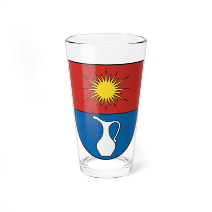 Coat of Arms of Starý Smokovec (Slovakia) (Coat of Arms) Pint Glass 16oz 16oz - Go Mug Yourself