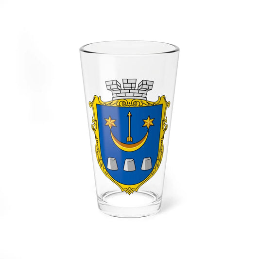 Coat of Arms of Stara Sil (Ukraine) (Coat of Arms) Pint Glass 16oz 16oz - Go Mug Yourself