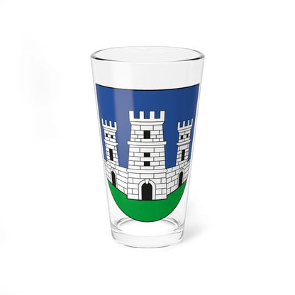 Coat of arms of Stari Grad (Croatia) (Coat of Arms) Pint Glass 16oz 16oz - Go Mug Yourself