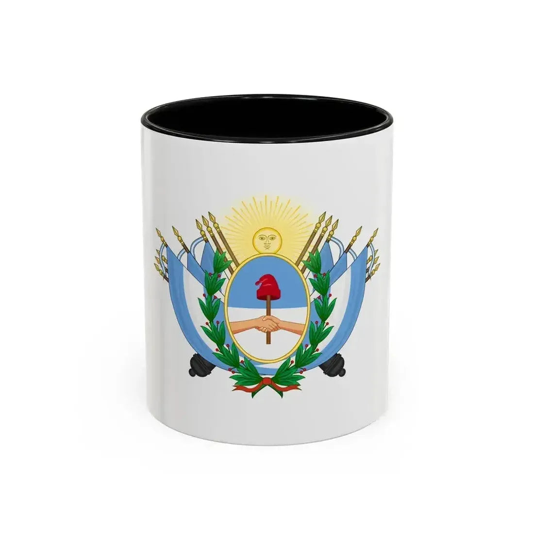Coat of Arms of State of Buenos Ayres - Accent Coffee Mug 11oz Black - Go Mug Yourself