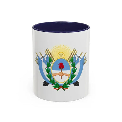 Coat of Arms of State of Buenos Ayres - Accent Coffee Mug 11oz Navy - Go Mug Yourself