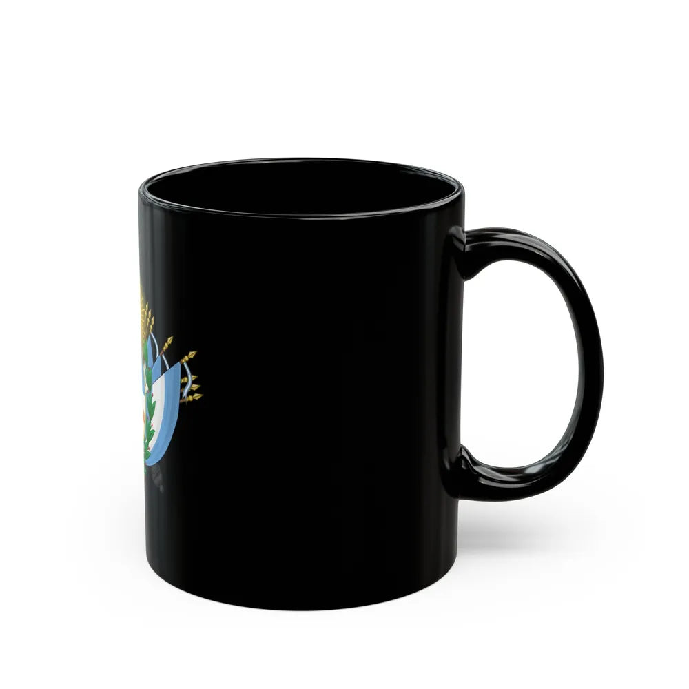 Coat of Arms of State of Buenos Ayres - Black Coffee Mug-Go Mug Yourself