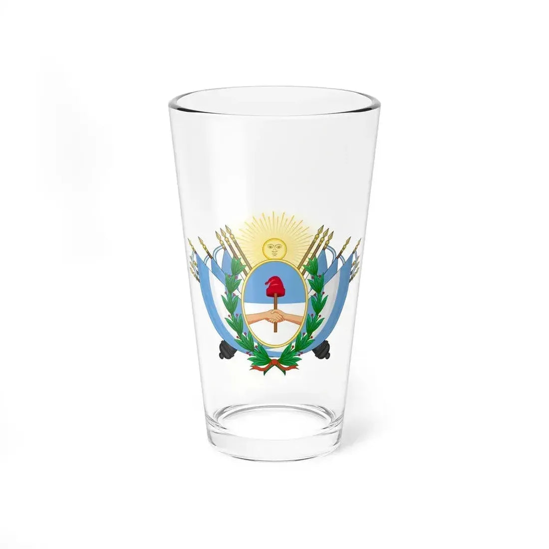 Coat of Arms of State of Buenos Ayres - Pint Glass 16oz 16oz - Go Mug Yourself