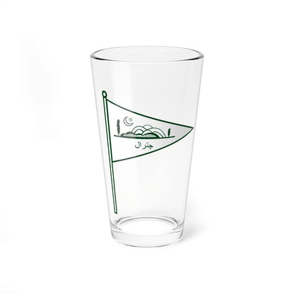 Coat of arms of State of Chitral (India) (Coat of Arms) Pint Glass 16oz 16oz - Go Mug Yourself