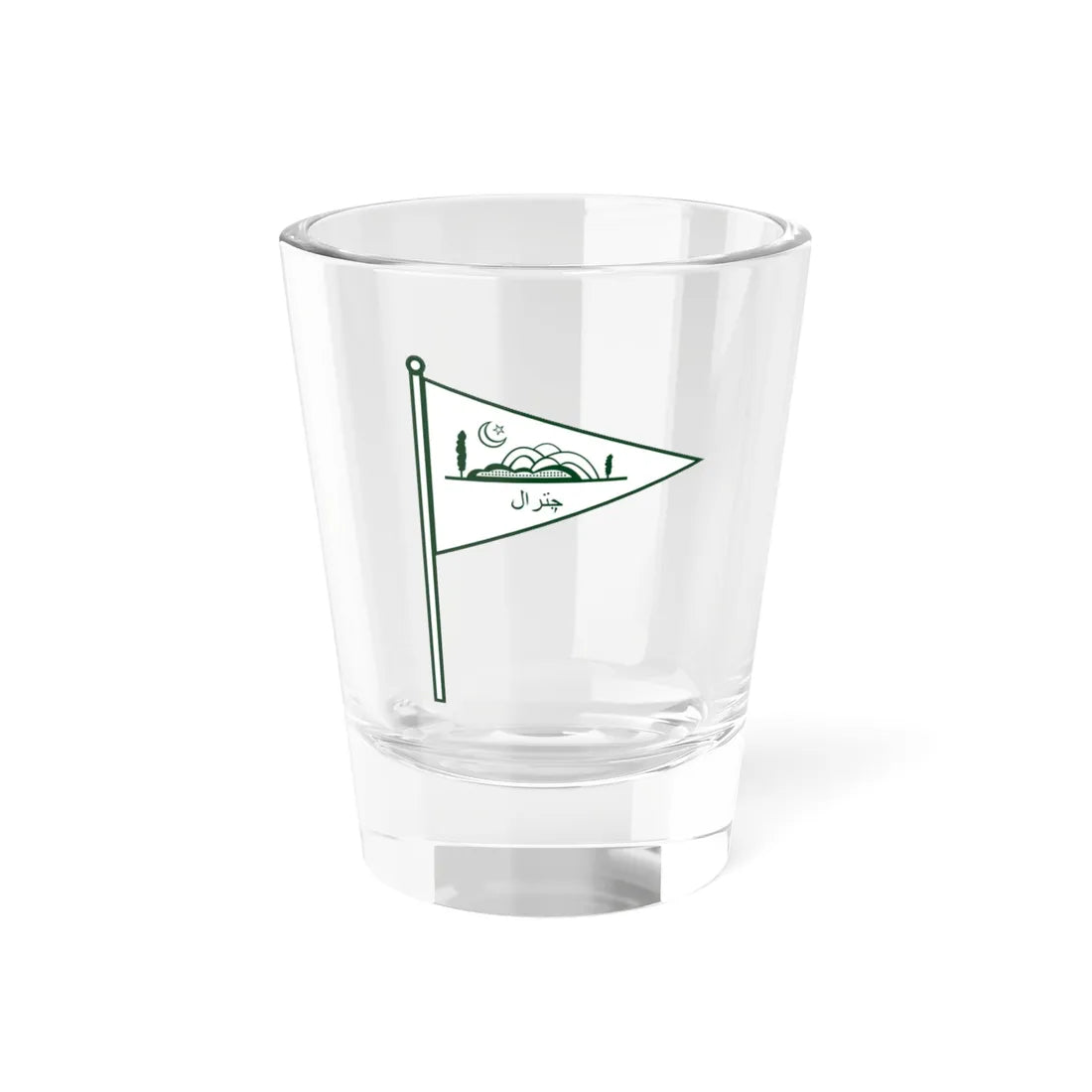 Coat of arms of State of Chitral (India) (Coat of Arms) Shot Glass 1.5oz 1.5oz - Go Mug Yourself