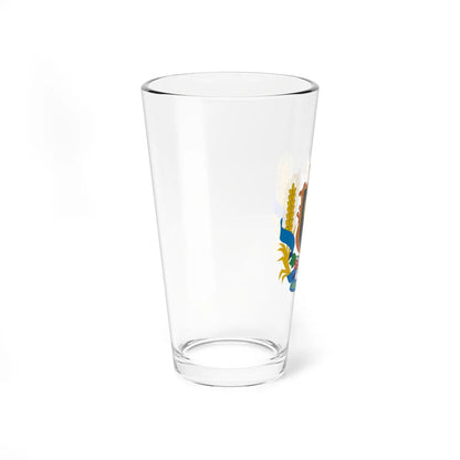 Coat of arms of Stavchany (Ukraine) (Coat of Arms) Pint Glass 16oz - Go Mug Yourself