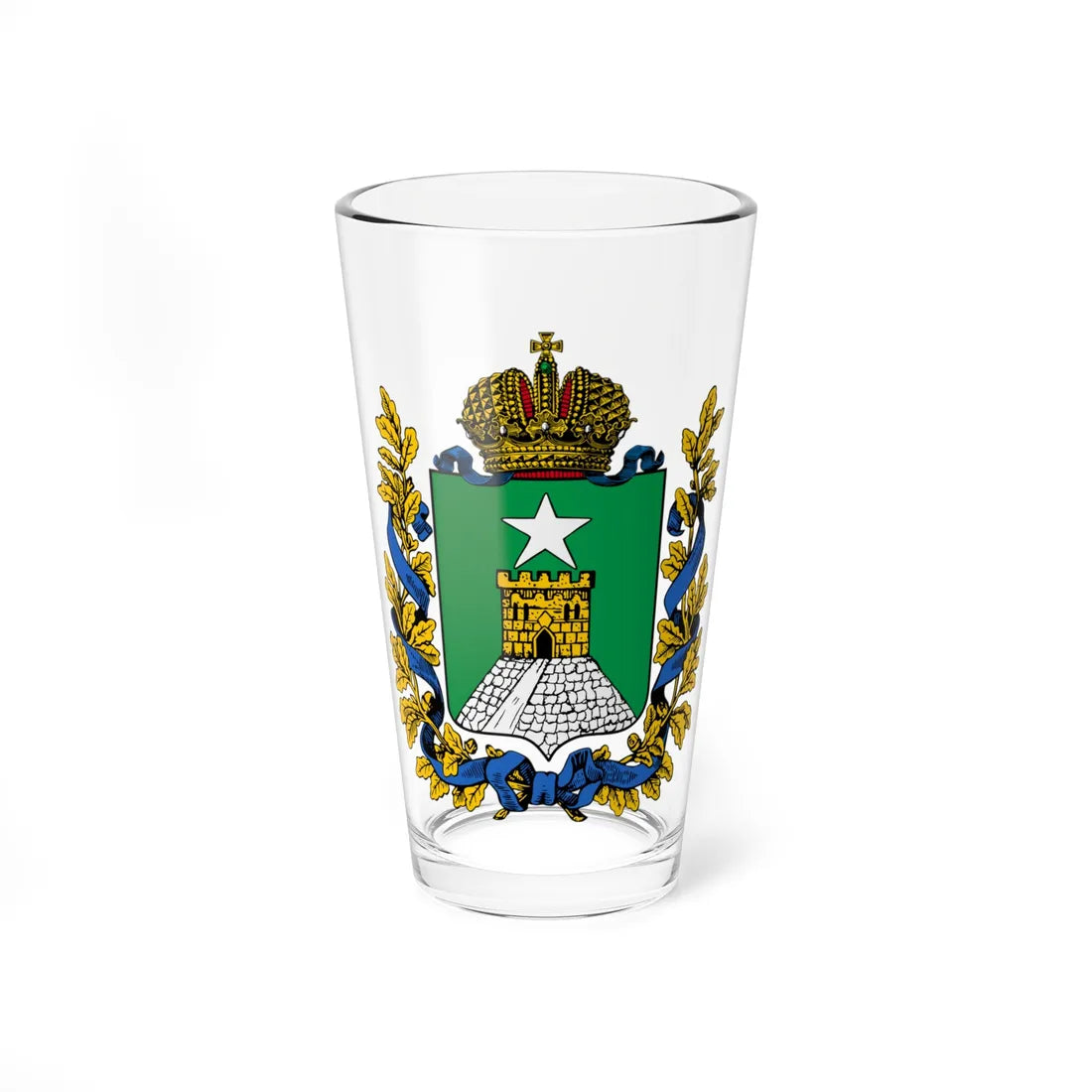 Coat of arms of Stavropol Governorate 1878 (Russia) (Coat of Arms) Pint Glass 16oz 16oz - Go Mug Yourself