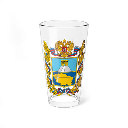 Coat of arms of Stavropol Krai (Russia) (Coat of Arms) Pint Glass 16oz 16oz - Go Mug Yourself