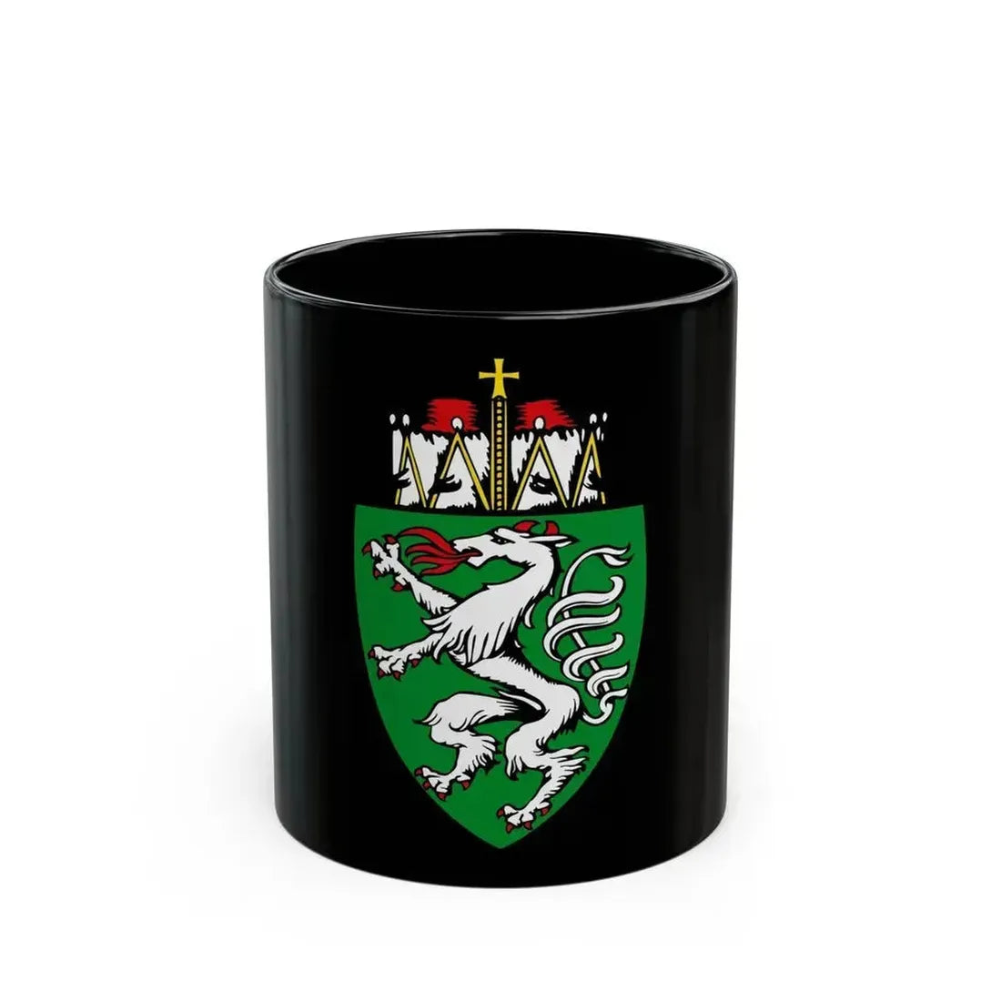 Coat of Arms of Steiermark Austria - Black Coffee Mug 11oz - Go Mug Yourself