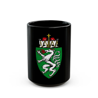 Coat of Arms of Steiermark Austria - Black Coffee Mug-15oz-Go Mug Yourself