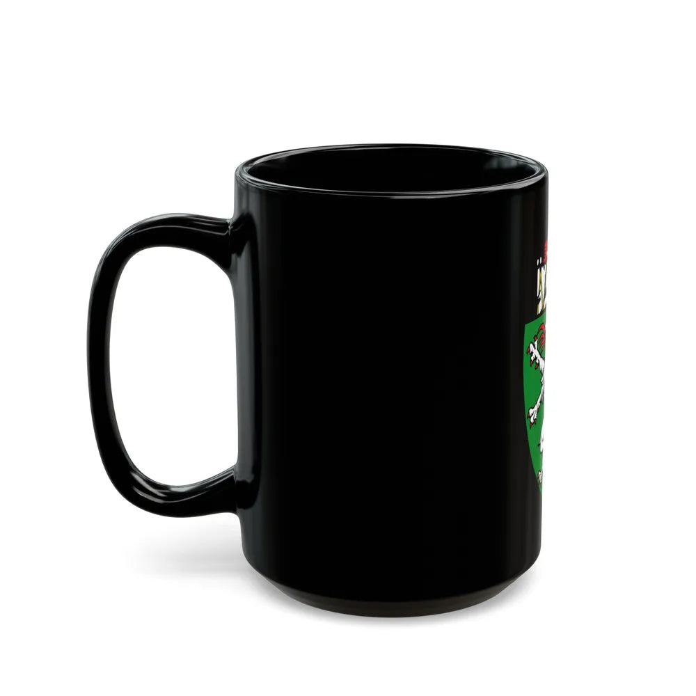 Coat of Arms of Steiermark Austria - Black Coffee Mug-Go Mug Yourself